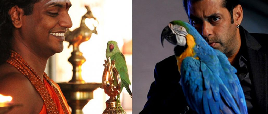 Swami Nithyananda and Salman Khan